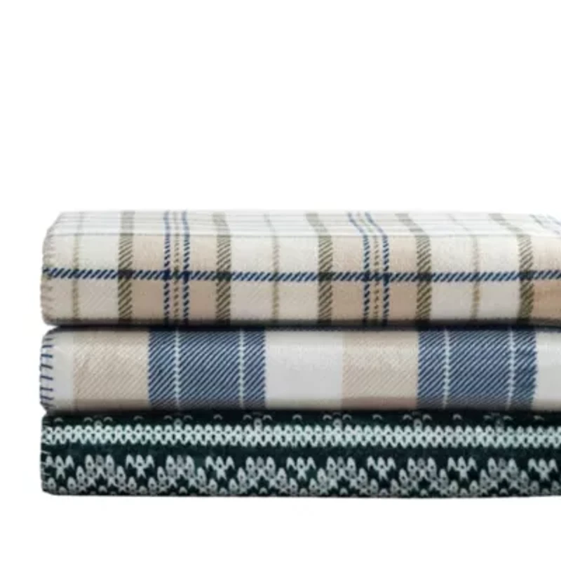 Fairisle Texture Microfiber Throw Blanket