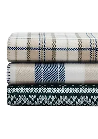 Bluff Plaid Microfiber Throw Blanket