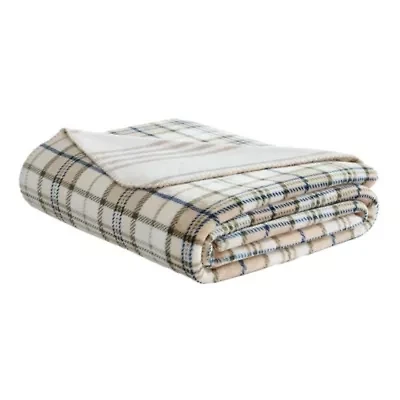 Southgale Plaid Microfiber Throw Blanket
