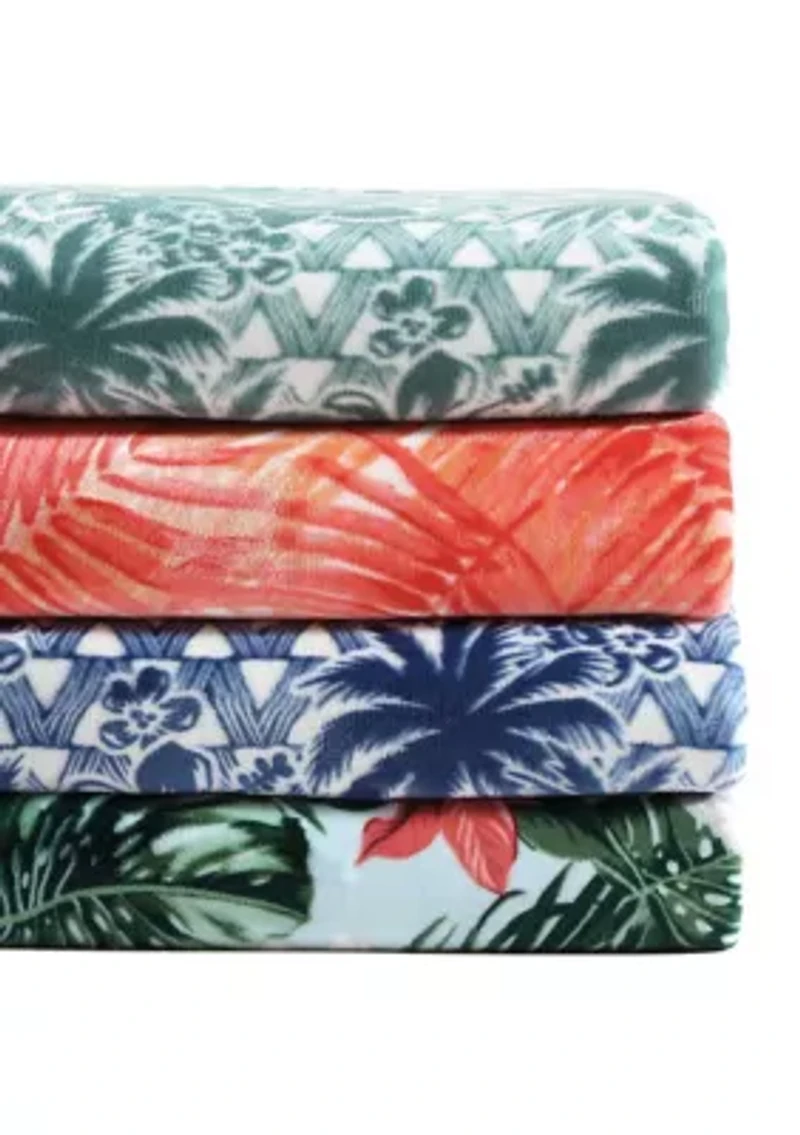 Hot Tropics Microfiber Throw Blanket