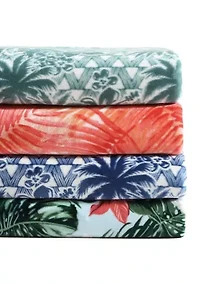 Hot Tropics Microfiber Throw Blanket