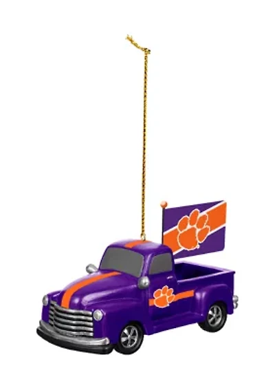 NCAA Clemson Tigers Rally Truck Ornament