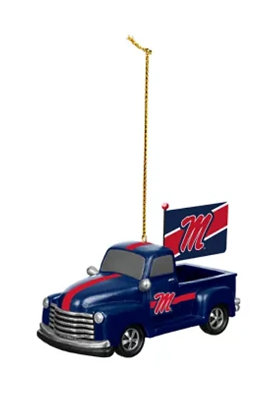 NCAA Ole Miss Rebels Rally Truck Ornament