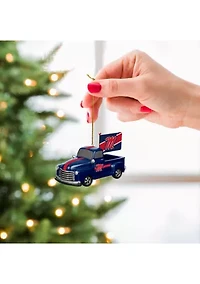 NCAA Ole Miss Rebels Rally Truck Ornament