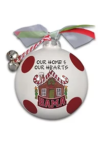 NCAA Alabama Crimson Tide Ceramic Ball Ornament