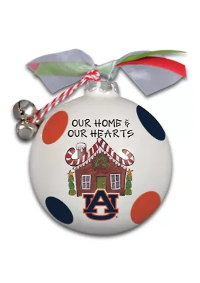 NCAA Auburn Tigers Ceramic Ball Ornament