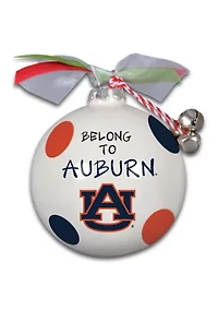 NCAA Auburn Tigers Ceramic Ball Ornament