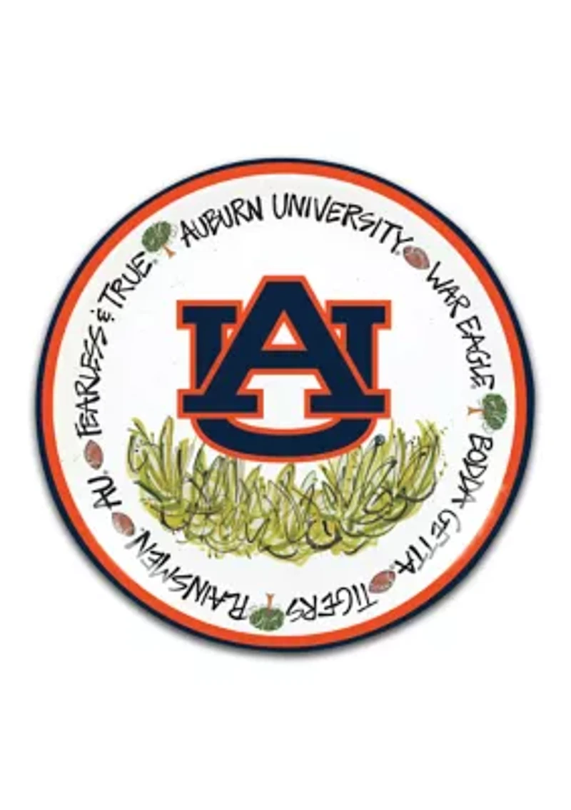 NCAA Auburn Tigers Melamine Plate Set