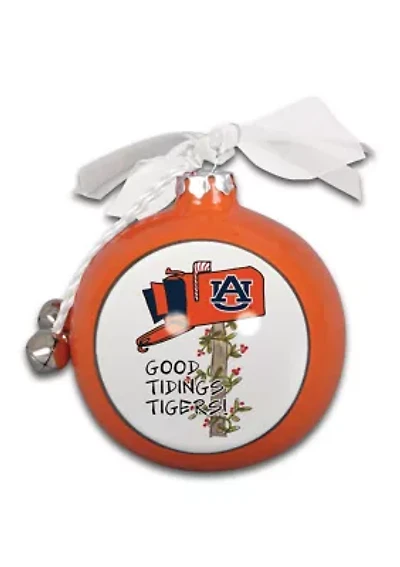 NCAA Auburn Tigers Ceramic Ball Ornament