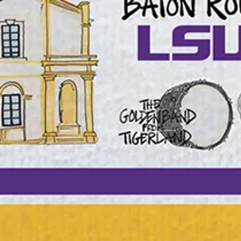 NCAA LSU Tigers Icon Towel