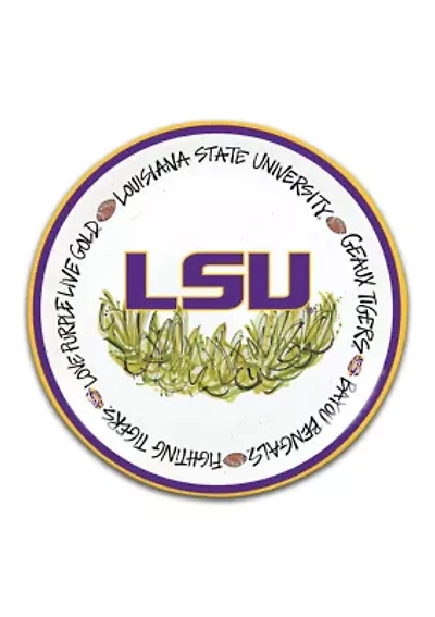 NCAA LSU Tigers Melamine Plate Set