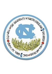 NCAA North Carolina Tar Heels Melamine Plate Set