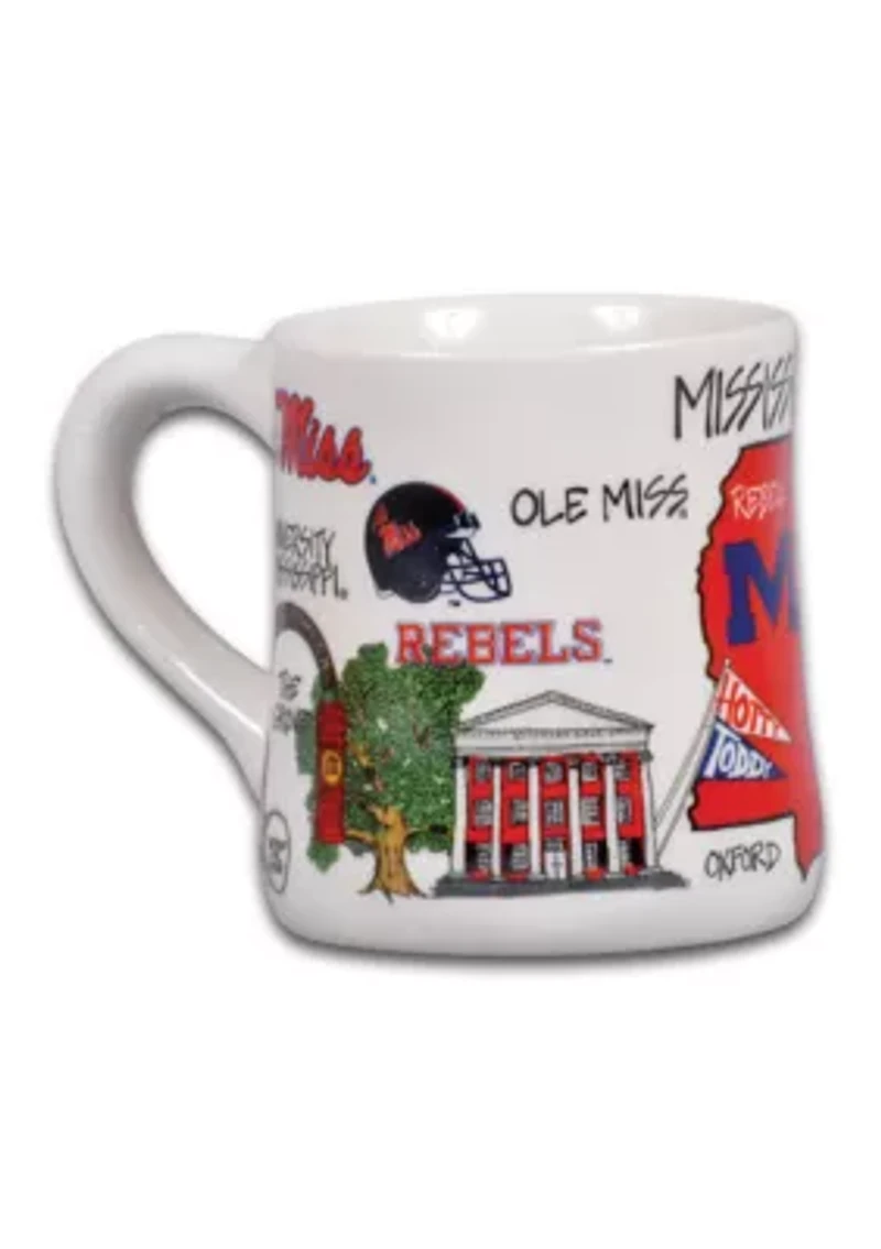 NCAA Ole Miss Rebels Icon Mug 