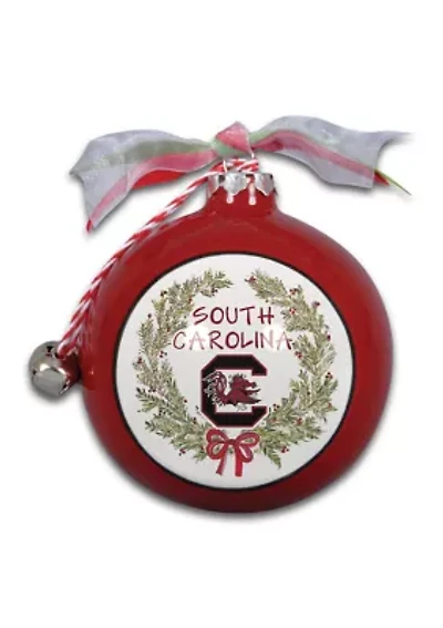 NCAA South Carolina Gamecocks Ceramic Ball Ornament