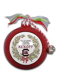 NCAA South Carolina Gamecocks Ceramic Ball Ornament
