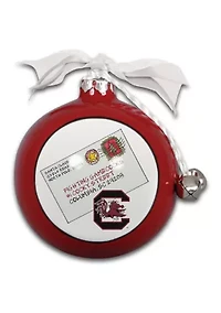 NCAA South Carolina Gamecocks Ceramic Ball Ornament