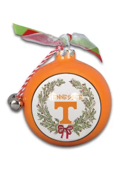 NCAA Tennessee Volunteers Ceramic Ball Ornament