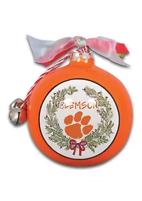 NCAA Clemson Tigers Ceramic Ball Ornament