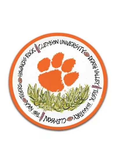 NCAA Clemson Tigers Plate Set 