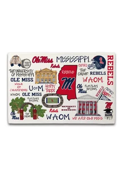 NCAA Ole Miss Rebels Drying Mat