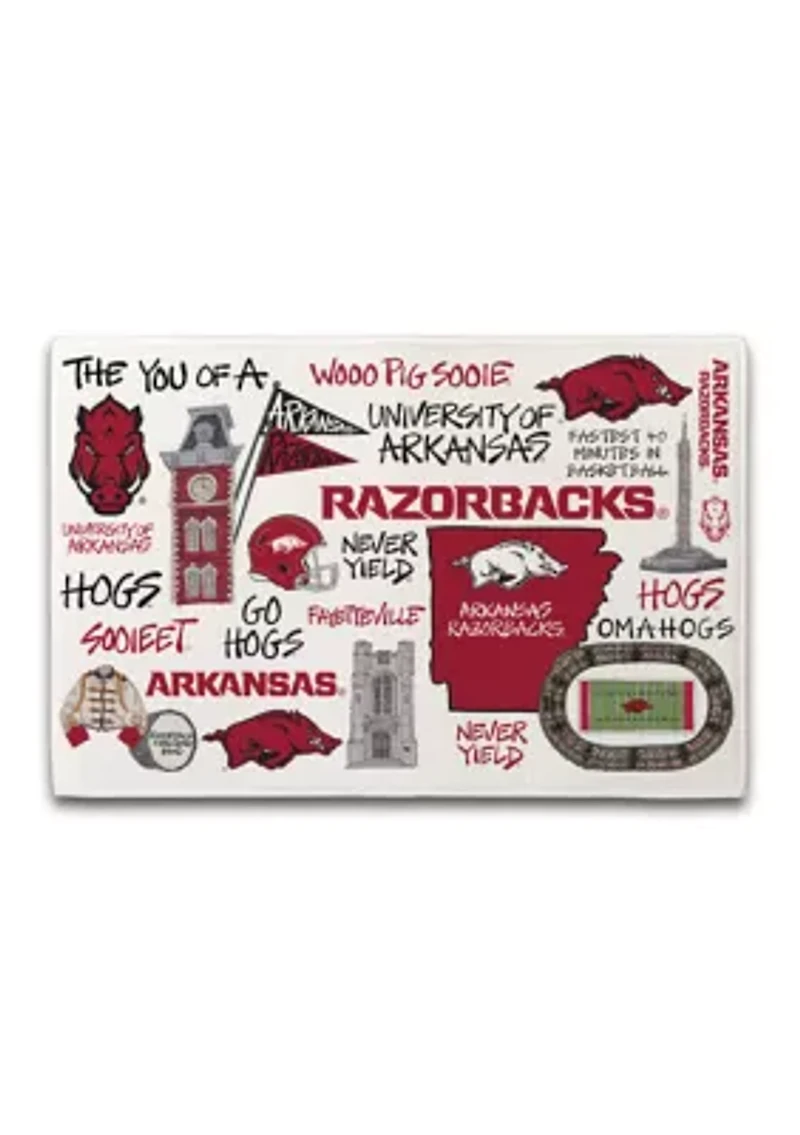 NCAA Arkansas Razorbacks Drying Mat