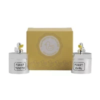 Silver-Plated Baby Duck Keepsake Box Set