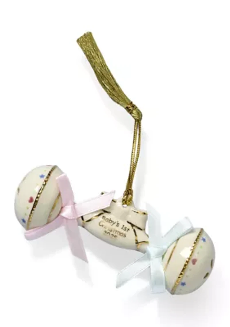 2025 Baby's First Christmas Rattle Ornament