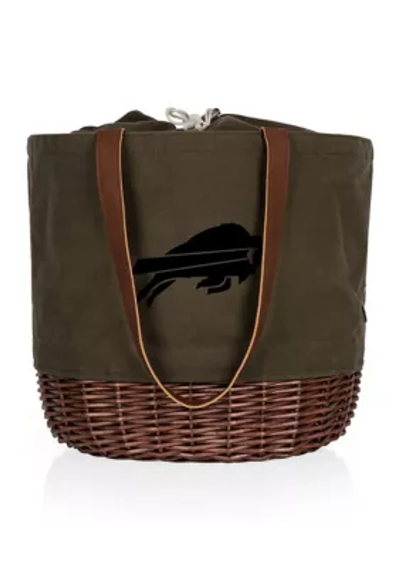 NFL Buffalo Bills Coronado Canvas and Willow Basket Tote