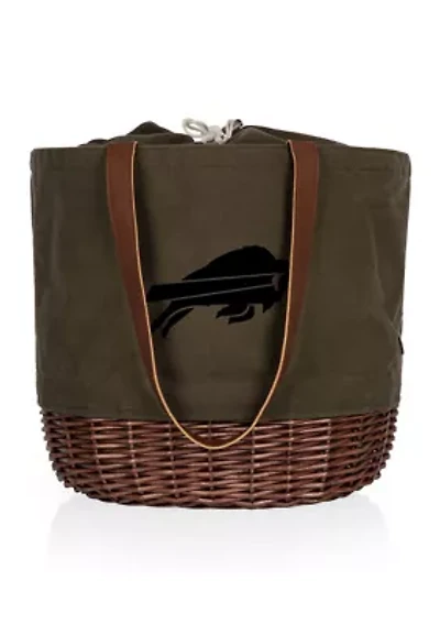 NFL Buffalo Bills Coronado Canvas and Willow Basket Tote
