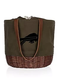 NFL Buffalo Bills Coronado Canvas and Willow Basket Tote