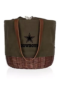 NFL Dallas Cowboys Coronado Canvas and Willow Basket Tote