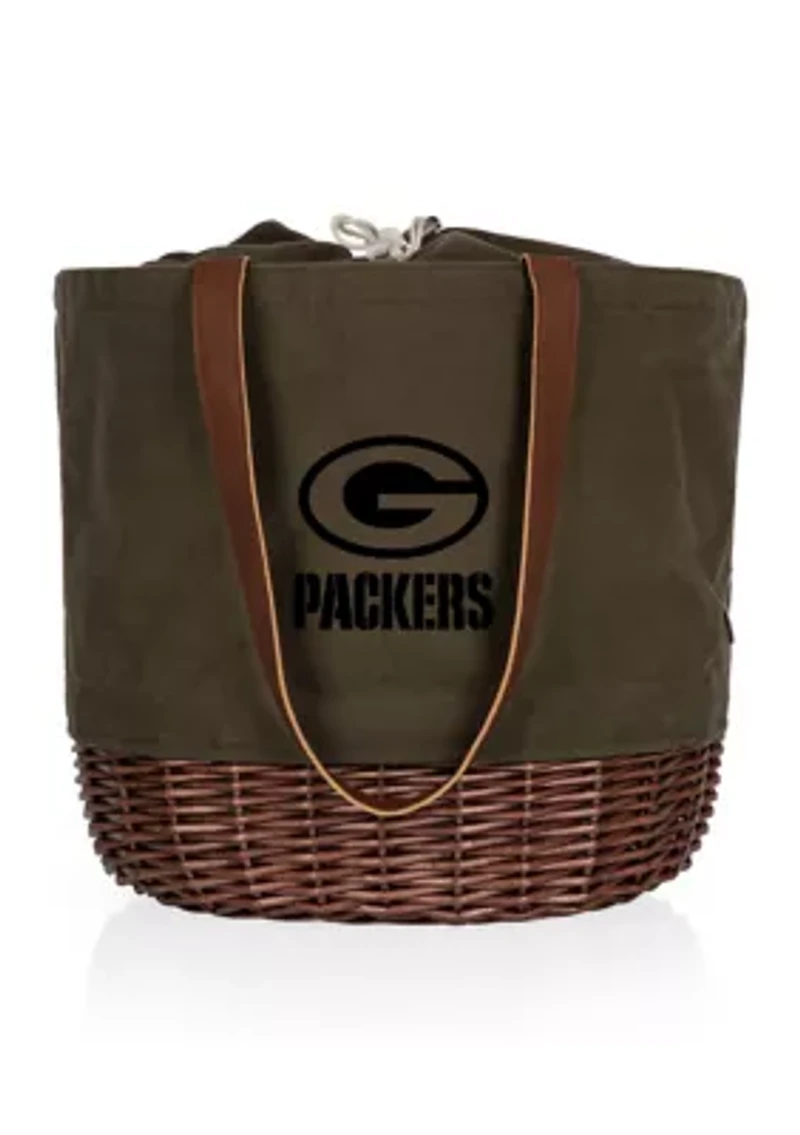 NFL Green Bay Packers Coronado Canvas and Willow Basket Tote