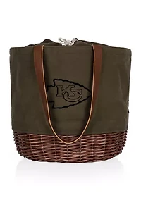 NFL Kansas City Chiefs Coronado Canvas and Willow Basket Tote