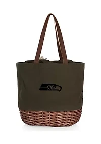 NFL Seattle Seahawks Coronado Canvas and Willow Basket Tote