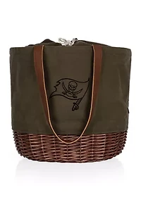 NFL Tampa Bay Buccaneers Coronado Canvas and Willow Basket Tote