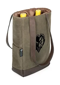 NFL Baltimore Ravens 2 Bottle Insulated Wine Cooler Bag