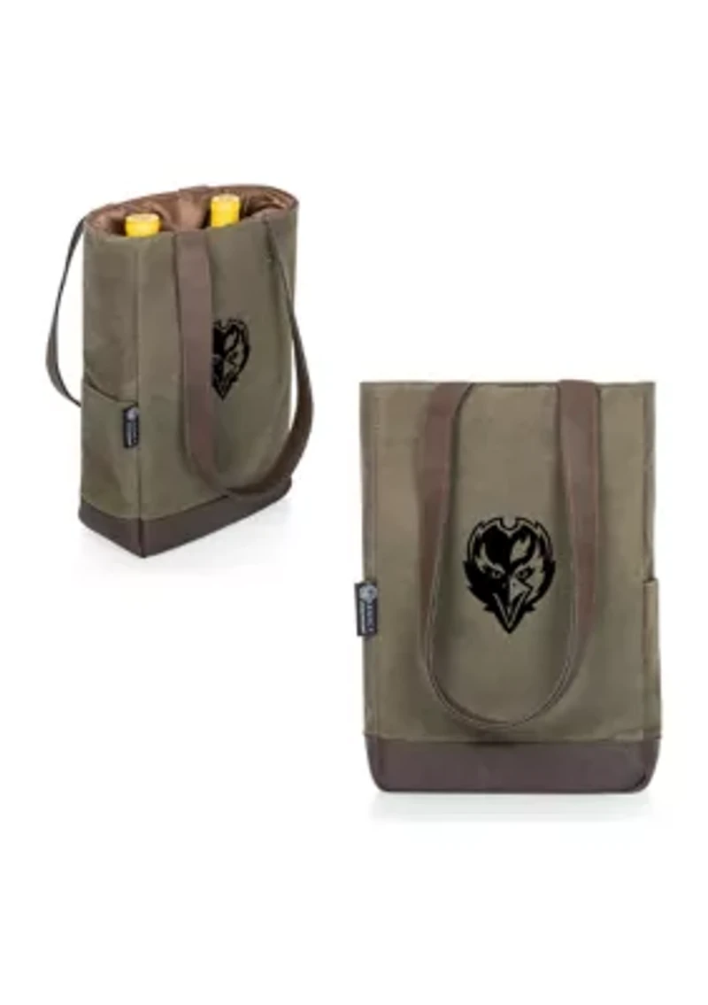 NFL Baltimore Ravens 2 Bottle Insulated Wine Cooler Bag