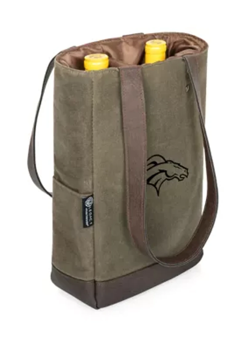 NFL Denver Broncos 2 Bottle Insulated Wine Cooler Bag