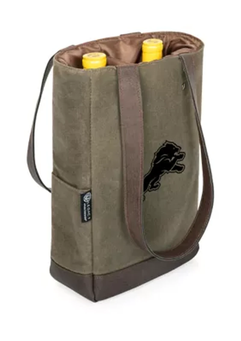 NFL Detroit Lions 2 Bottle Insulated Wine Cooler Bag