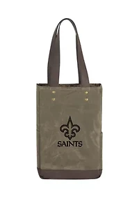 NFL New Orleans Saints 2 Bottle Insulated Wine Cooler Bag