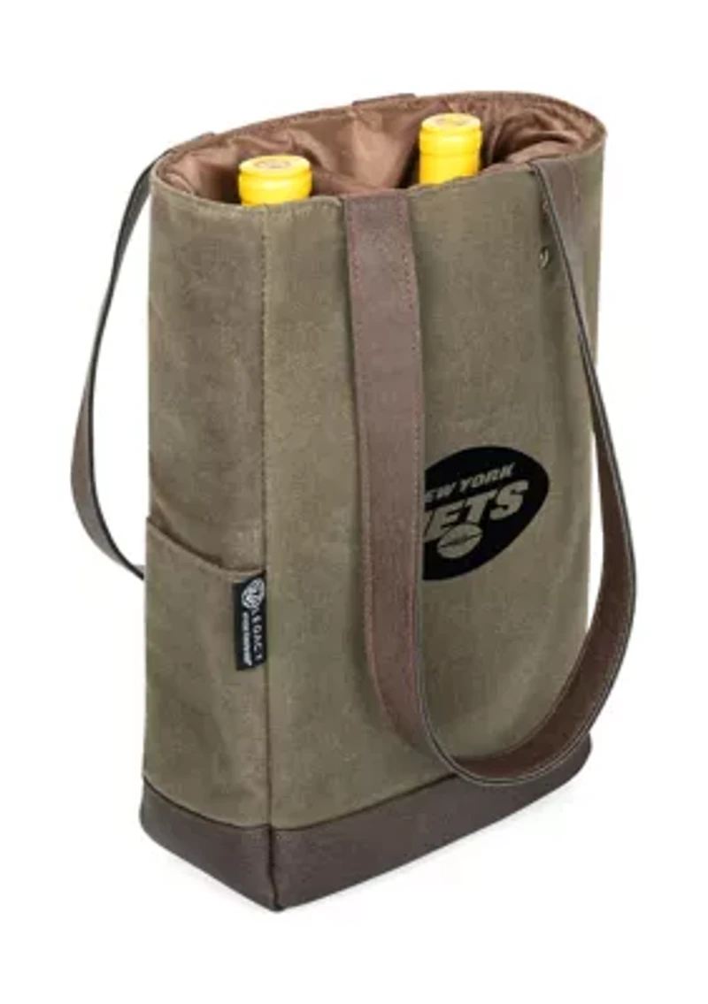 NFL New York Jets 2 Bottle Insulated Wine Cooler Bag