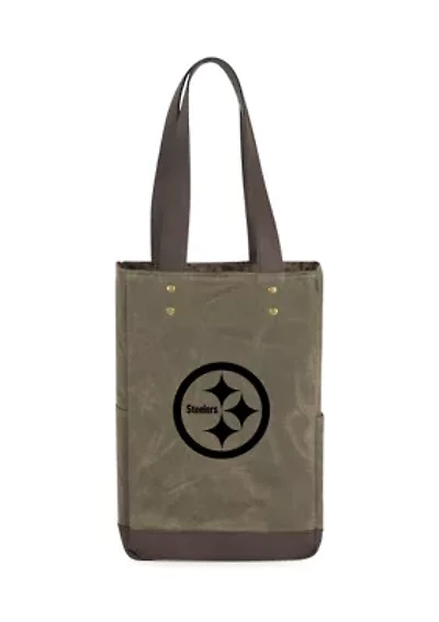 NFL Pittsburgh Steelers 2 Bottle Insulated Wine Cooler Bag