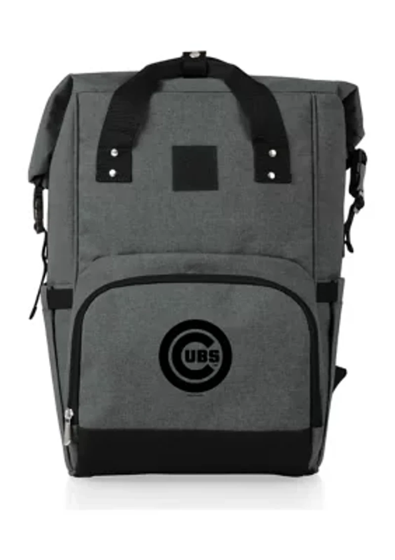 MLB Chicago Cubs On The Go Roll-Top Cooler Backpack