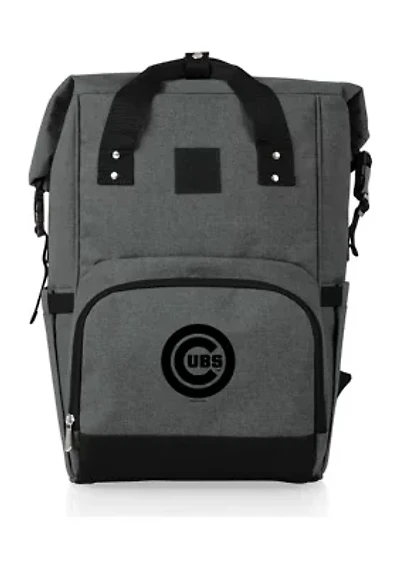 MLB Chicago Cubs On The Go Roll-Top Cooler Backpack