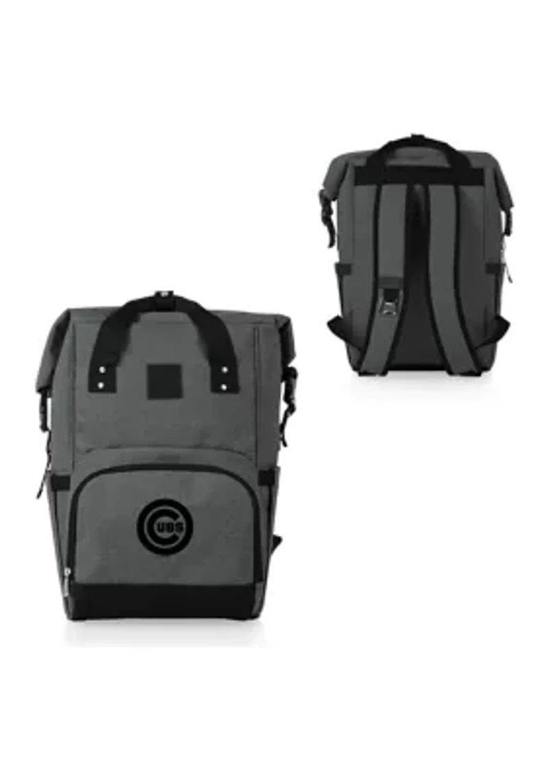 MLB Chicago Cubs On The Go Roll-Top Cooler Backpack