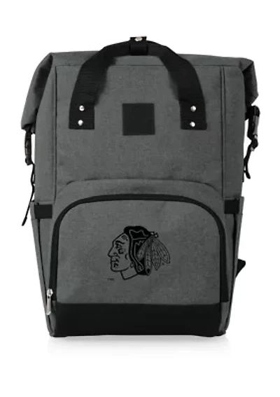 NHL Chicago Blackhawks On The Go Roll-Top Cooler Backpack