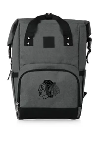 NHL Chicago Blackhawks On The Go Roll-Top Cooler Backpack