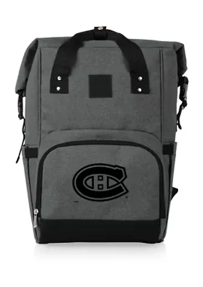 NHL Montreal Canadiens On The Go Roll-Top Cooler Backpack