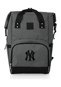 MLB New York Yankees On The Go Roll-Top Cooler Backpack