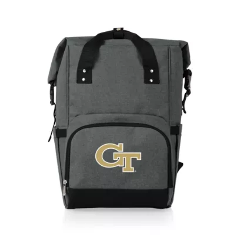 NCAA Georgia Tech Yellow Jackets On The Go Roll Top Cooler Backpack